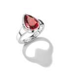 Thomas Sabo TR2522-051-10  ,טבעת כסף עם אבן זרקוניה אדומה בצורת טיפה