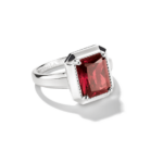 ⁦Thomas Sabo TR2528-051-10  ,טבעת כסף עם אבן זרקוניה אדומה⁩ – תמונה ⁦2⁩