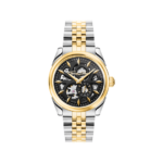 Thomas Sabo WA0410-291-203 שעון אוטומטי דו-צבעי בכסף וזהב בקוטר 41 מ"מ עם לוח שחור