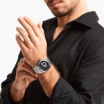 ⁦Thomas Sabo WA0411-201-203 שעון אוטומטי בכסף בקוטר 41 מ"מ עם לוח שחור⁩ – תמונה ⁦4⁩