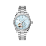 Thomas Sabo WA0417-201-209 שעון אוטומטי בכסף בקוטר 36 מ"מ עם לוח שחור-תכול