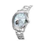 ⁦Thomas Sabo WA0417-201-209 שעון אוטומטי בכסף בקוטר 36 מ"מ עם לוח שחור-תכול⁩ – תמונה ⁦2⁩
