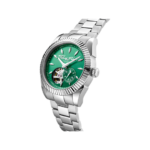 ⁦Thomas Sabo WA0419-201-211 שעון אוטומטי בכסף בקוטר 36 מ"מ עם לוח ירוק אמרלד⁩ – תמונה ⁦2⁩