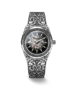 Thomas Sabo WA0447-201-203 שעון אוטומטי כסף בקוטר 42 מ"מ מנירוסטה בשחור