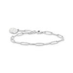 Thomas Sabo X0286-007-21 צמיד צ'ארמס כסף קלאסי עם מפתח כסף עגול